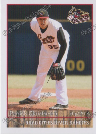 2014 Quad Cities River Bandits Patrick Christensen