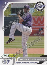 2012 Grand Junction Rockies Patrick Johnson