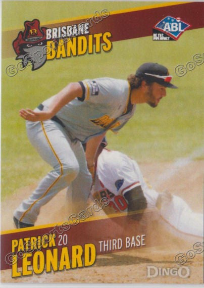 2013-2014 Brisbane Bandits ABL Patrick Leonard