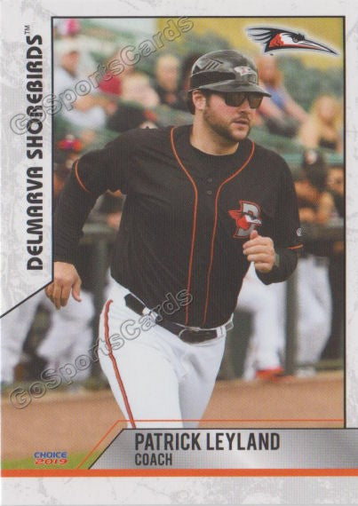 2019 Delmarva Shorebirds Patrick Leyland
