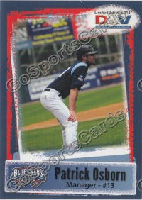 2011 Southern Maryland Blue Crabs DAV Patrick Osborn