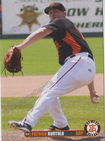 2018 San Jose Giants Patrick Ruotolo