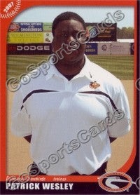 2007 Delmarva Shorebirds Patrick Wesley