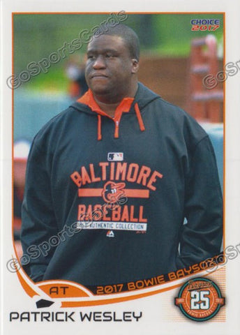 2017 Bowie Baysox Patrick Wesley