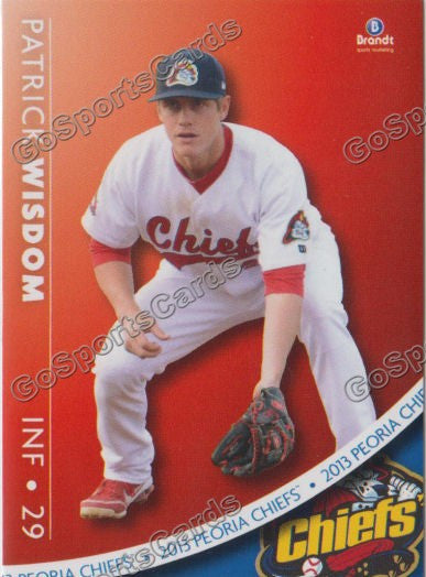 2013 Peoria Chiefs Patrick Wisdom