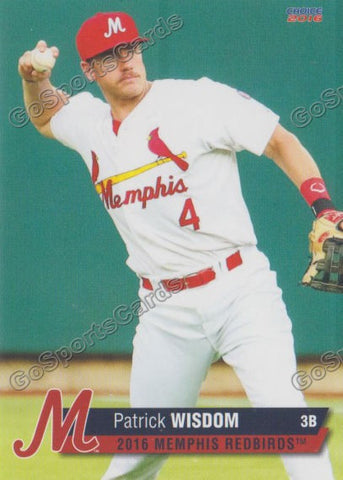 2016 Memphis Redbirds Patrick Wisdom
