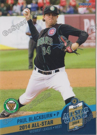 2014 MidWest League All Star Paul Blackburn