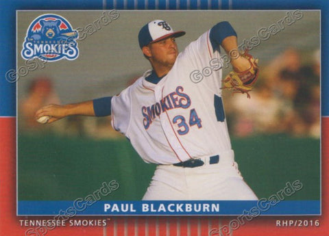 2016 Tennessee Smokies Paul Blackburn