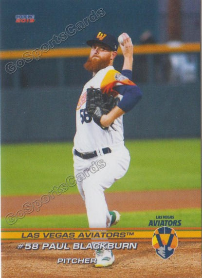 2019 Las Vegas Aviators Paul Blackburn