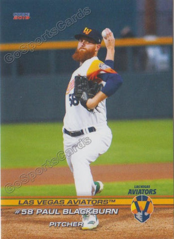 2019 Las Vegas Aviators Paul Blackburn