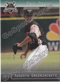 2012 Augusta GreenJackets Paul Davis