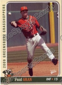 2009 Greensboro Grasshoppers Paul Gran