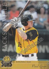 2012 Jacksonville Suns Paul Gran