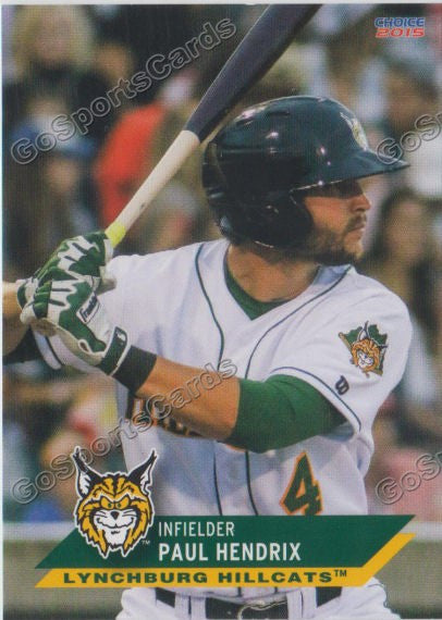 2015 Lynchburg Hillcats Paul Hendrix
