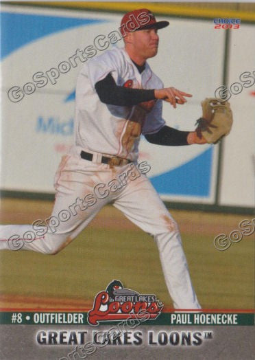 2013 Great Lakes Loons Paul Hoenecke
