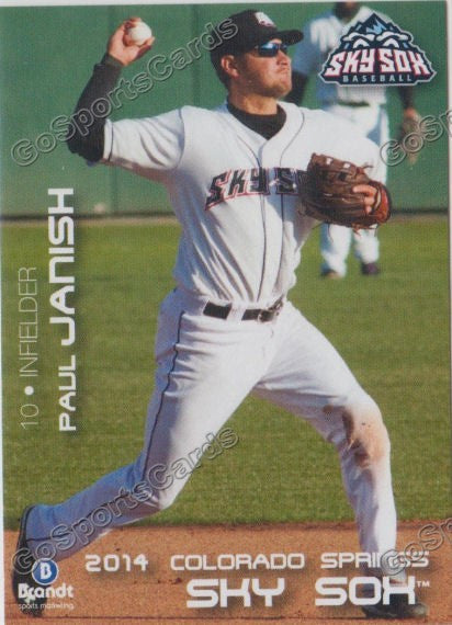 2014 Colorado Springs Sky Sox Paul Janish