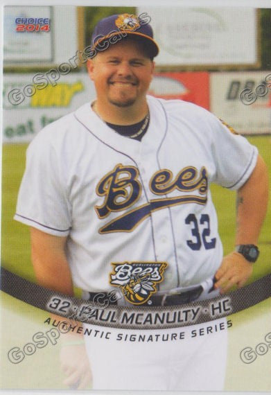 2014 Burlington Bees Paul McAnulty