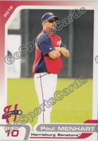 2012 Harrisburg Senators Paul Menhart