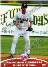 2009 Elizabethton Twins Paul Michael Klingsberg