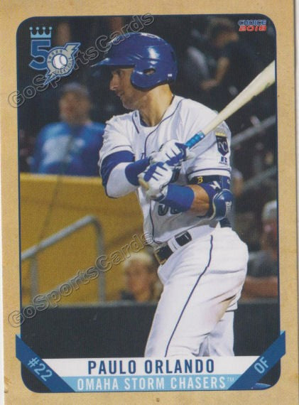 2018 Omaha Royals Paulo Orlando