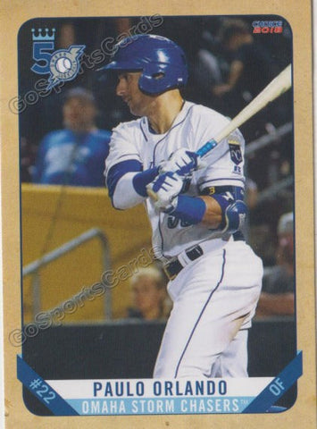 2018 Omaha Royals Paulo Orlando