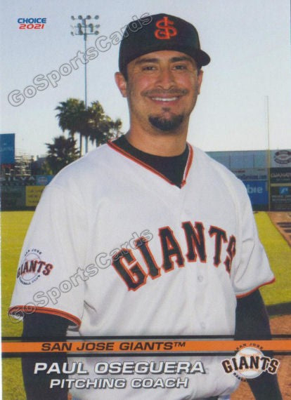 2021 San Jose Giants Paul Oseguera