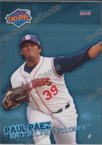 2013 Brooklyn Cyclones Paul Paez