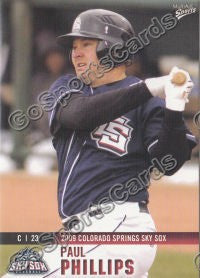 2009 Colorado Springs Sky Sox Paul Phillips