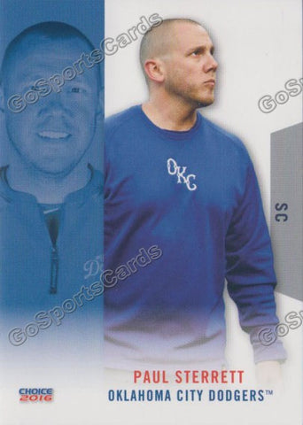 2016 Oklahoma City Dodgers Paul Sterrett