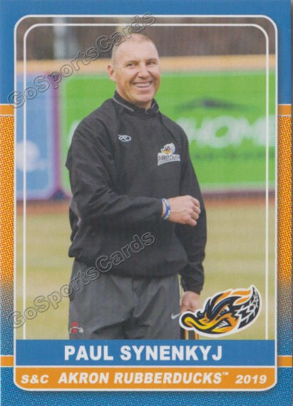 2019 Akron Rubberducks Paul Synenkyj
