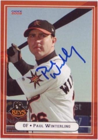 Paul Winterling 2008 Frederick Keys (Autograph)