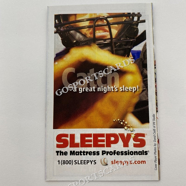2013 Pawtucket Red Sox Pocket Schedule (Jackie Bradley Jr, Allen Webster)