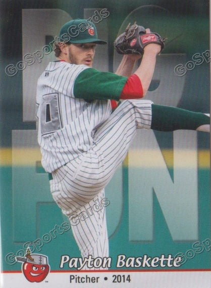 2014 Fort Wayne TinCaps Payton Baskette
