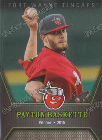 2015 Fort Wayne Tincaps Payton Baskette