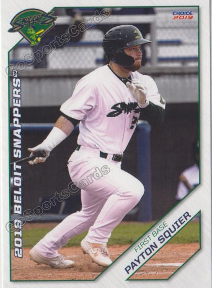 2019 Beloit Snappers Payton Squier