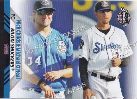 2022 Biloxi Shuckers Nick Childs Michael O'Neal