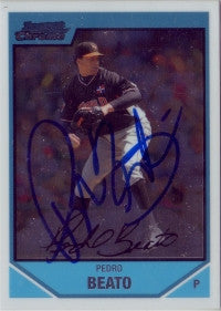 Pedro Beato 2007 Bowman Chrome (Autograph)
