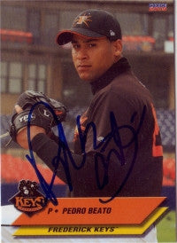 Pedro Beato 2009 Frederick Keys (Autograph)