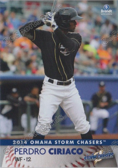 2014 Omaha Storm Chasers Perdro Pedro Ciriaco