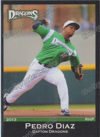 2013 Dayton Dragons Pedro Diaz