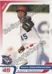 2012 Auburn Doubledays Pedro Encarnacion