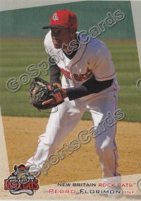 2012 New Britain Rock Cats Pedro Florimon