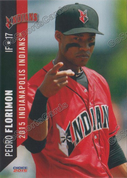 2015 Indianapolis Indians Pedro Florimon