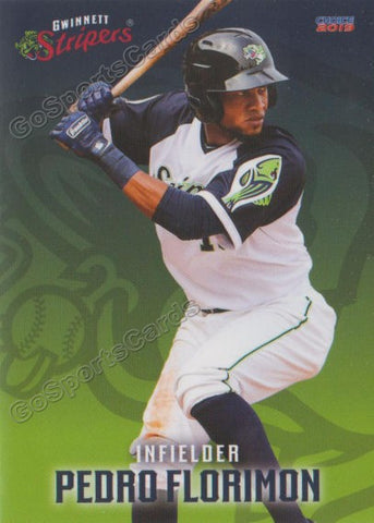 2019 Gwinnett Stripers Pedro Florimon