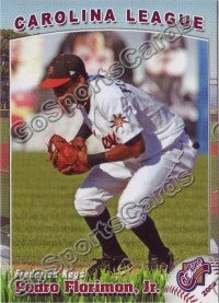 2009 Carolina League All Star Pedro Florimon Jr