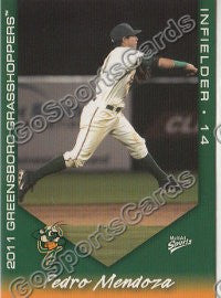 2011 Greensboro Grasshoppers Pedro Mendoza