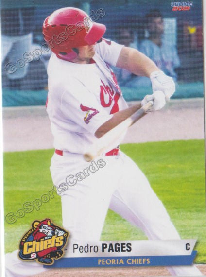 2021 Peoria Chiefs Pedro Pages