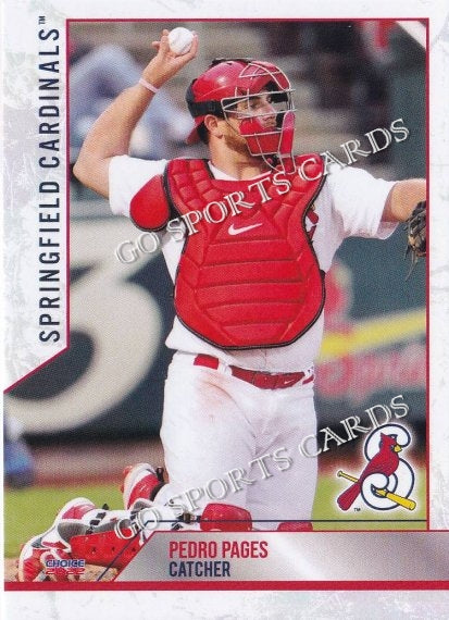 2022 Springfield Cardinals Pedro Pages β Go Sports Cards