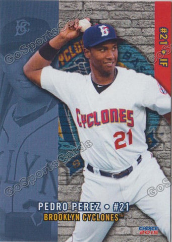 2015 Brooklyn Cyclones Pedro Perez