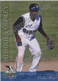 2012 Missoula Osprey Pedro Ruiz